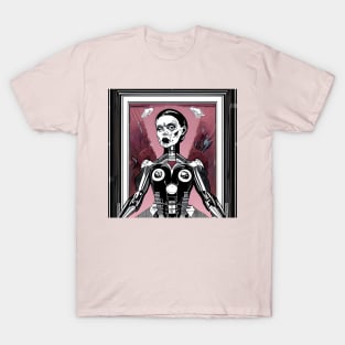 woman in a futuristic suit T-Shirt